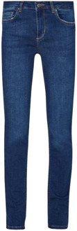 Liu Jo Slim Fit Gebruikte Wassing Dames Jeans Liu Jo , Blue , Dames - W28,W29