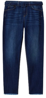 Liu Jo Slim High Waist Jeans met Afneembare Riem Liu Jo , Blue , Dames - W28,W27,W25