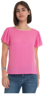 Liu Jo Stijlvol Dames T-shirt Liu Jo , Pink , Dames - Xl,L,M,S