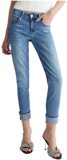 Liu Jo Stretch katoenen denim skinny jeans Liu Jo , Blue , Dames - W28,W31,W32,W30,W27