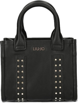 Liu Jo Studded Mini Collectie Zwarte Tas Liu Jo , Black , Dames - ONE Size