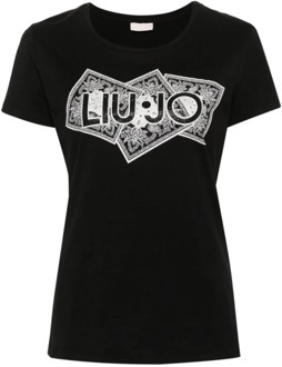Liu Jo T-Shirts Liu Jo , Black , Dames - L,M,S,Xs