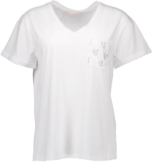 Liu Jo t-shirts wit Liu Jo , White , Dames - Xl,L,M,S