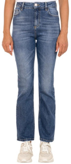 Liu Jo Veelzijdige Straight Jeans voor vrouwen Liu Jo , Blue , Dames - W25
