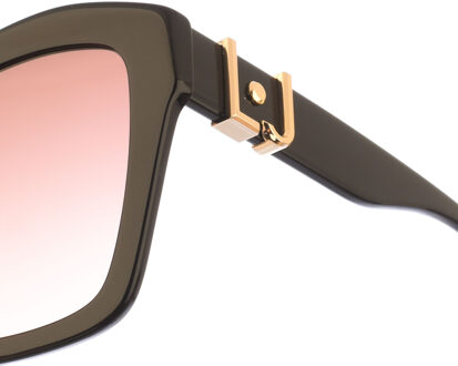 Liu Jo Vlindervormige acetaat zonnebril LJ754SCH dames Zwart - One Size