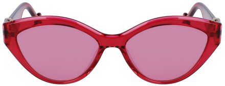 Liu Jo Vrouwen Zonnebril 57/15/140 mm Acetaat Roze - One Size