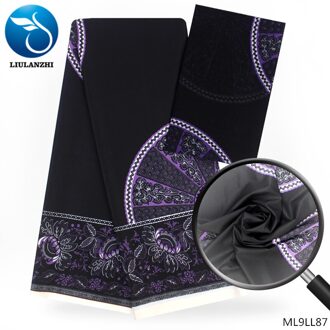 Liulanzhi Modal Stof Gedrukt Chiffon Stof Audel Stoffen 4 + 2 Yards Per Lot Afrikaanse Vrouw Party Kleding ML9LL81-87 ML9LL87