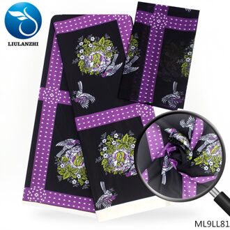 Liulanzhi Modal Stof Gedrukt Chiffon Stof Audel Stoffen 4 + 2 Yards Per Lot Afrikaanse Vrouw Party Kleding ML9LL81-87