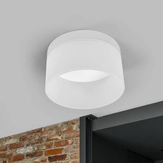 Liv - LED plafondlamp, 20 cm mat wit, opaal