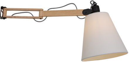 Liv Wandlamp blank eiken Bruin