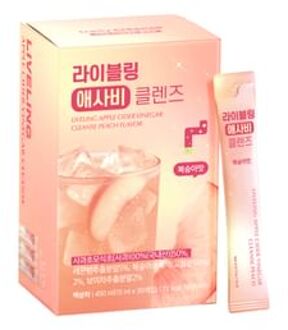LIVELING Cleanse Apple Cider Vinegar - 3 Types Peach Flavor