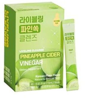 LIVELING Cleanse Pineapple Cider Vinegar - 2 Types Plum Flavor