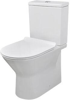 Livenza Duoblok Toilet Met Randloze Toiletpot - Wit