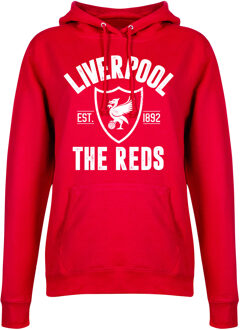 Liverpool Established Dames Hoodie - Rood - XS