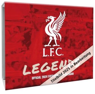 Liverpool Fc Desk Block Calendar 2025 - Tagesabreißkalender (Browntrout)