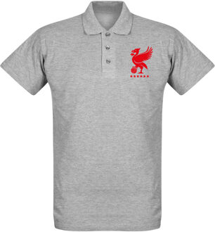 Liverpool Logo Polo Shirt - Grijs - L