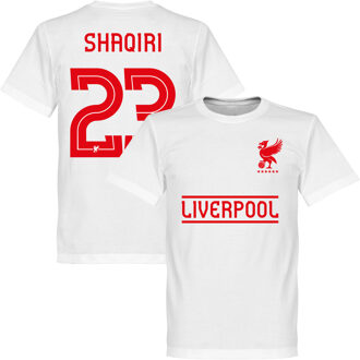 Liverpool Shaqiri 23 Team T-Shirt - Wit - XXXL