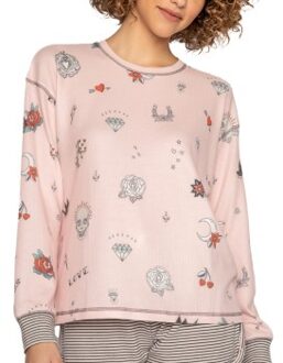 Livin On The Edge Long Sleeve Shirt * Actie * Roze,Versch.kleure/Patroon - Small,Medium,Large,X-Large