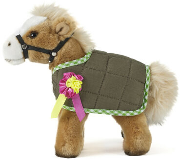 Living nature Pluche bruine paard/pony - knuffel - 23 cm - Speelgoed voor kinderen