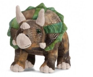 Living nature Speelgoed knuffel Triceratops dinosaurier 24 cm