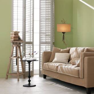 LIVING OVAL - decoratieve wandlamp bruin- zwart, crème