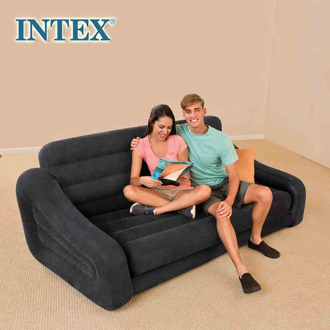 Living Room 2-Seater Air Sofa Inflatable Sectional Sofas Foldable Furniture Convertible Lounger/Couch Sleeping Mat/Mattress