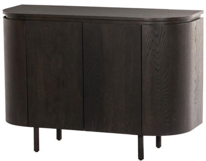 Livingfurn Dressoir 'Tobago' Eiken, 115cm, kleur Espresso - 115 cm