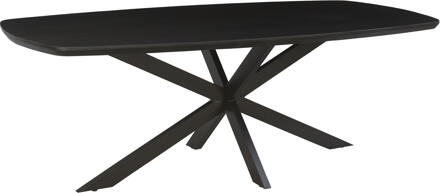 Livingfurn Eetkamertafel Rechthoek - Jesper Black 230cm Zwart