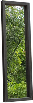 Livingfurn Fumar spiegel teakhout charcoal 200x70cm