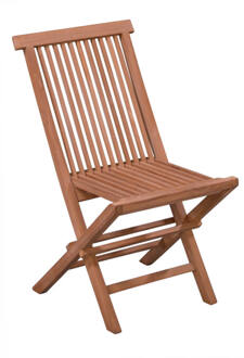 Livingfurn Inklapbare Tuinstoel 'Garden' Teakhout