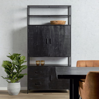 Livingfurn Kala open 100cm Zwart