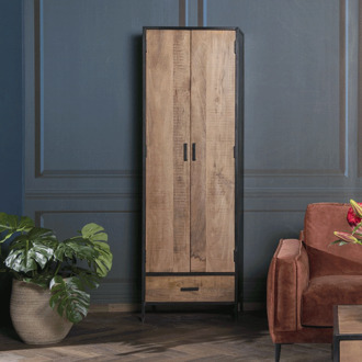 Livingfurn Sturdy 2 Doors 65cm Bruin