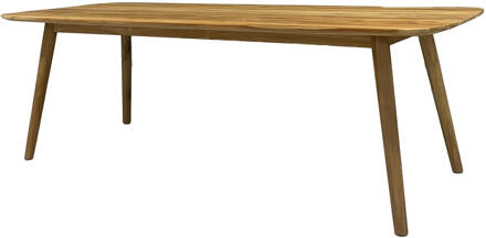 Livingfurn Tuintafel 'Lugano' Teakhout, 240 x 100cm - 240 x 100 cm