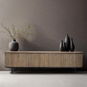 Livingfurn TV-meubel 'Lausanne' Teakhout, 210cm - 210 cm