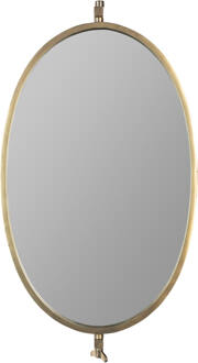 Livingstone Design Oval Spiegel Messing