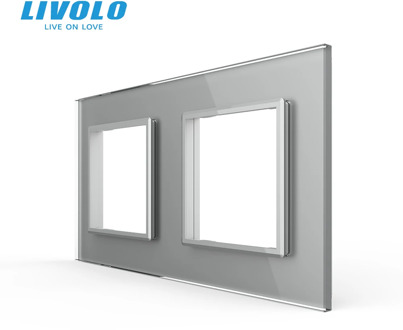 Livolo EU Standard glass panel clearance sale,for touch switches,sockets ,single frame,Greaseproof and waterproof