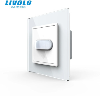 Livolo EU standard New Human Induction/Touch Induction Switch, Glass Panel,Home Wall Light Switch,Infrared Induction,no logo