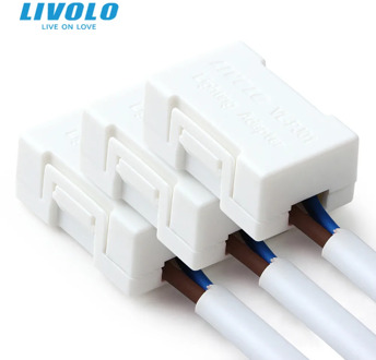 Livolo Lighting Adapter,The Saviour Of most Low-wattage LED Lamps (except dimmable lamp) , White Plastic Materials 3pcs/lot