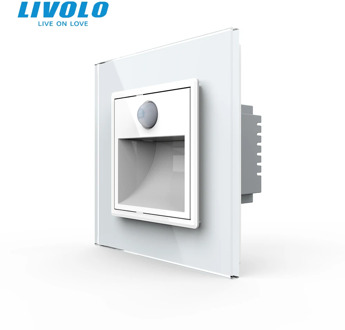 Livolo New Arrival EU Standard Porch Corridor Corner Lamp,Footlights Switch, touch control,Intelligent Sensor Light,up in dark
