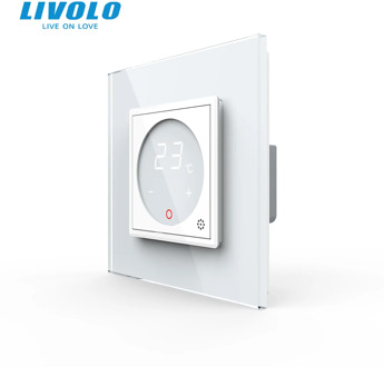 Livolo UK Standard Thermostat Temperature Control switch,floor heating thermostat ,temperature display, for heating device