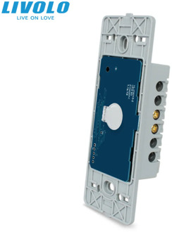 Livolo US standard Base Of Wall Light Touch Screen Remote Wireless dimmer doorbell Switch,110~250V,1Way,Without glass panel