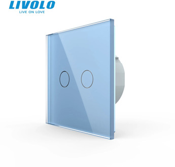 Livolo Wall Light Touch Switch With Crystal Glass Panel,colorful switch,led indicator light,universal wall switches