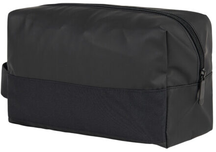 Livorno gerecycled polyester toilettas Zwart - One size