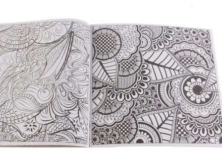 Livre pour enfants Graffiti Coloring Book Peinture English Books Zen Mandalas