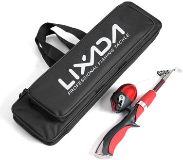 Lixada 1.4 M Telescopische Hengel + Gesloten Vissen Reel Combo Staaf Combo Ijs Reel Pesca Vissen visgerei