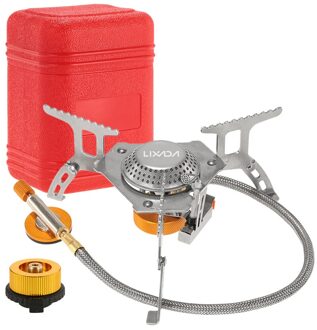 Lixada Outdoor Gasfornuis Vouwen Elektronische Gasbrander Camping Apparatuur Gasfornuis Koken Wandelen Draagbare Kookgerei