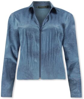 Lizzy & Coco Ada jacket-shibori bue Blauw - L