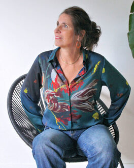 Lizzy & Coco Blouse lange mouw dalia Veelkleurig - XXL