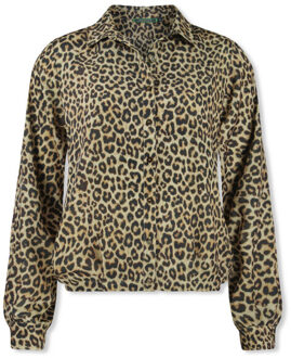 Lizzy & Coco Blouse lange mouw dido Bruin - XXL