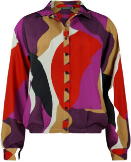 Lizzy & Coco Blouse lange mouw dido Paars - XL